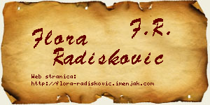 Flora Radišković vizit kartica